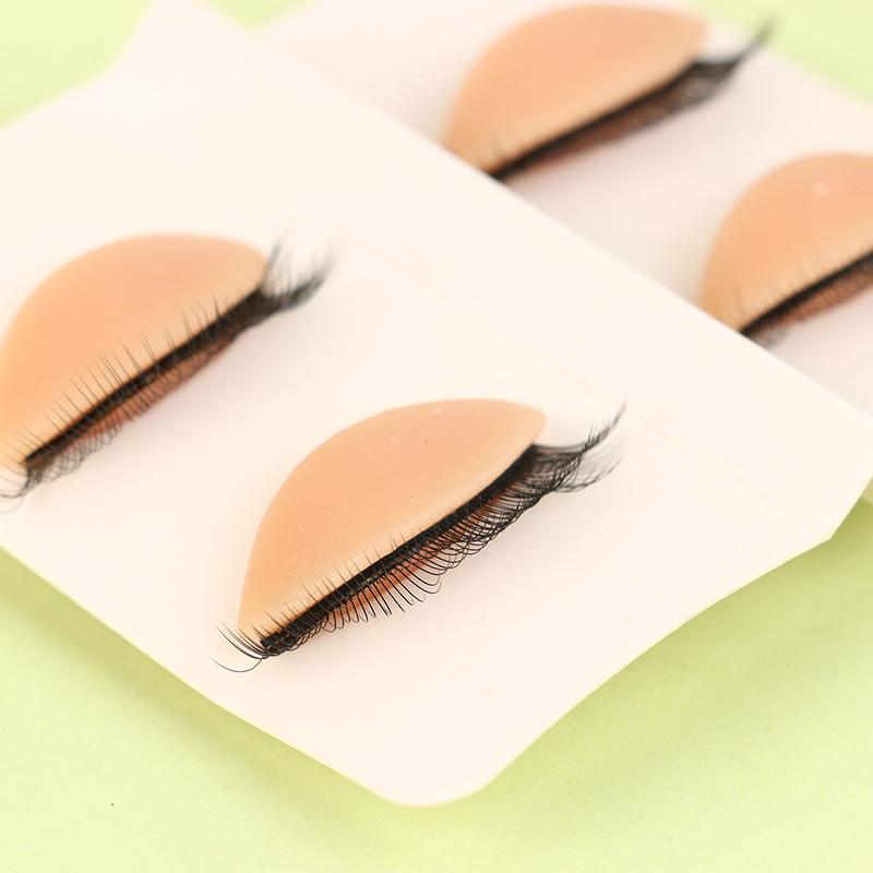 Тренировочная голова манекена, накладные ресницы, тренировочная голова, сменная модель, силиконовые съемные веки, инструменты для макияжа