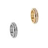 Elegant Full Drill Ring Minimalist Finger Jewelry Fashion Rotating Ring  Party