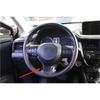Car Steering Wheel U Type Cover Trim Fit For Lexus RX 2016-20 Black Carbon Fiber