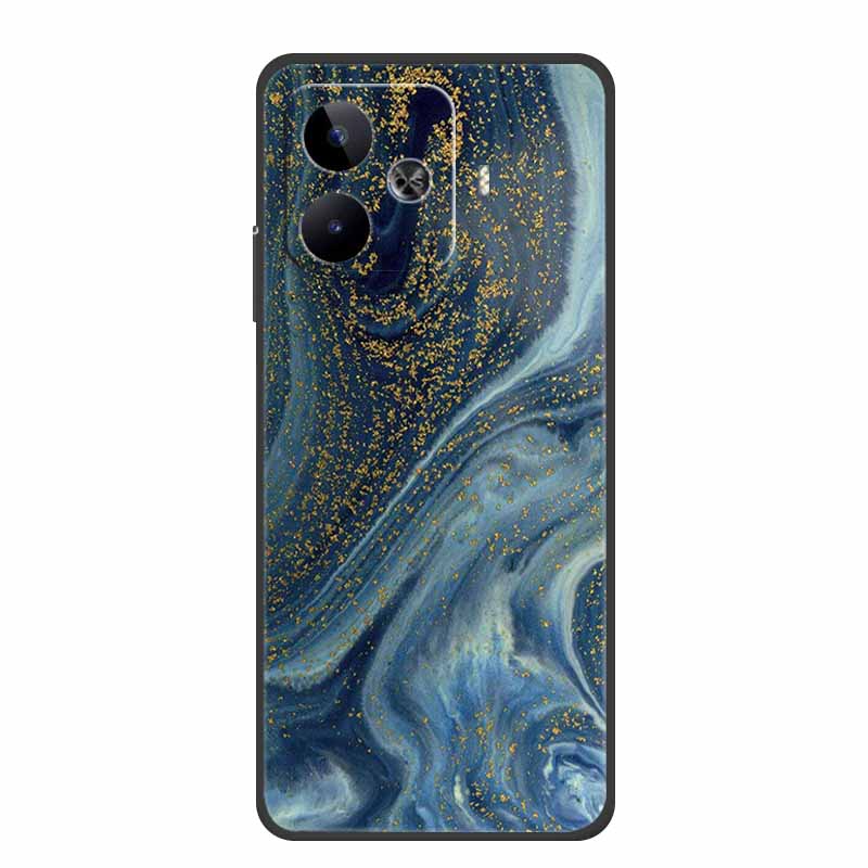 Чехол для vivo iQOO Z9 Turbo Мраморный ТПУ Мягкий Силиконовый Задний Чехол Для iQOOZ9 Turbo V2352A Чехлы Для Телефона Ударопрочный Слюдяной Окрашенный Capa