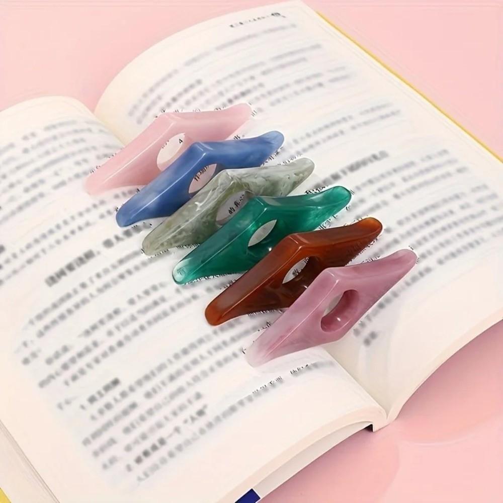 Resin Thumb Book Stand Durable Bookmark Creative Reading Aid School Supplies