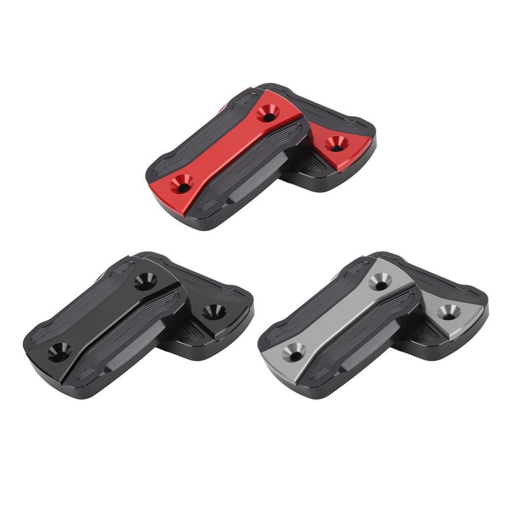 Pair of Motorcycle Brake Fluid Reservoir Cap Aluminium Alloy for XMAX 300 125 250 2017-2023