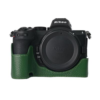 Получехол из натуральной кожи для Nikon Z6III Z6II Z7II Z5 Z50II ZF Zf с отверстием для аккумулятора, крышка корпуса камеры