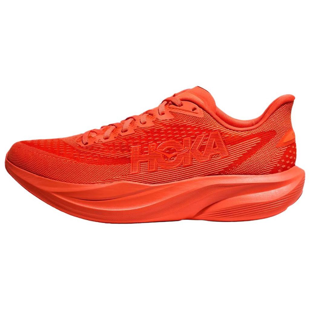 HOKA ONE ONE MACH 7 Abrasion Resistant Breathable Running Shoes Men's Sweet Pepper Red 1171904-BLLP
