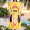 Kpop Fashion Beach Towel: Ideal for Summer Adventures Soft, absorbent and quick drying suitable for swimming and bathing