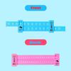 Pink/Blue Math Decomposition Ruler Plastic Addition Ruler Subtraction Ruler  School Supplies