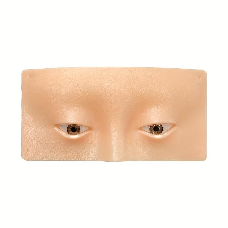 Half-Face for Makeup Practice Palette, 5D Facial for Makeup Training Mat, Reusable Tattoo Skin Pad, Designed for Beginners