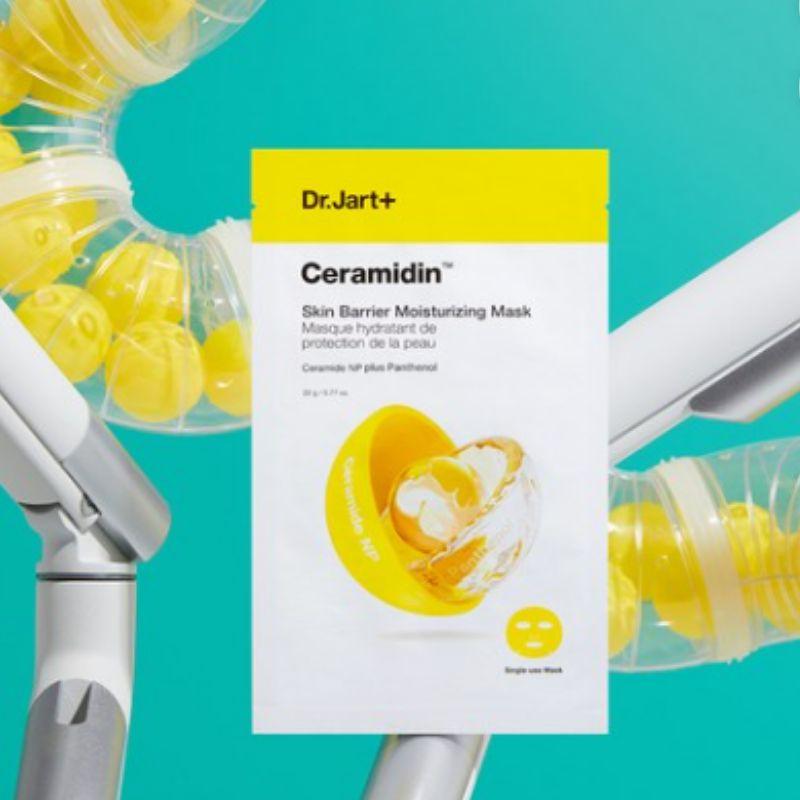 Dr.Jart+ Увлажняющая маска Ceramidin для восстановления кожного барьера 22 г × 5 шт.