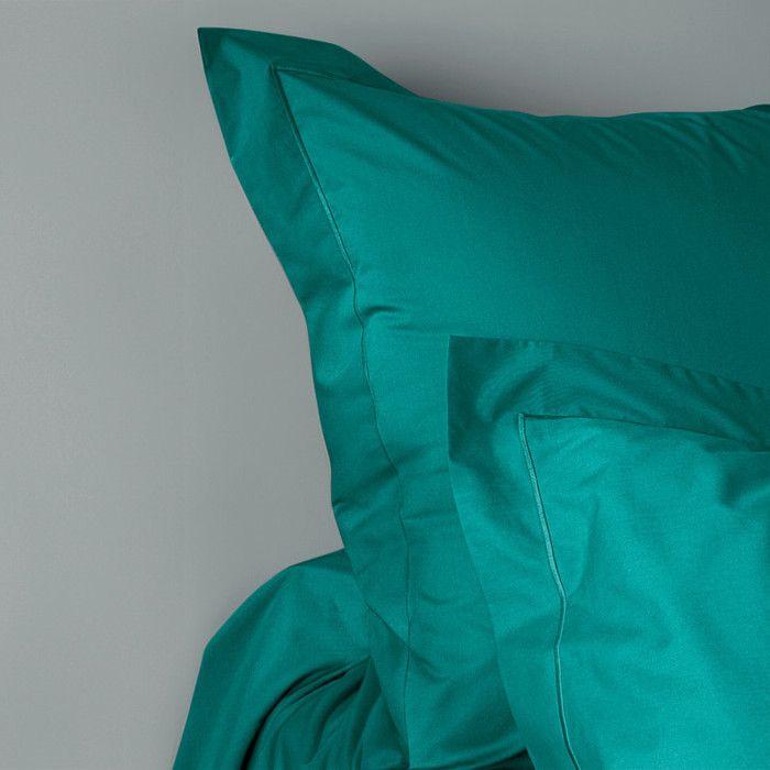 Наволочка из чесаного перкаля "Джулиан" все размеры Чистый хлопок - Джулиан Паон - 50 х 70 см, плоские стеганые рюши