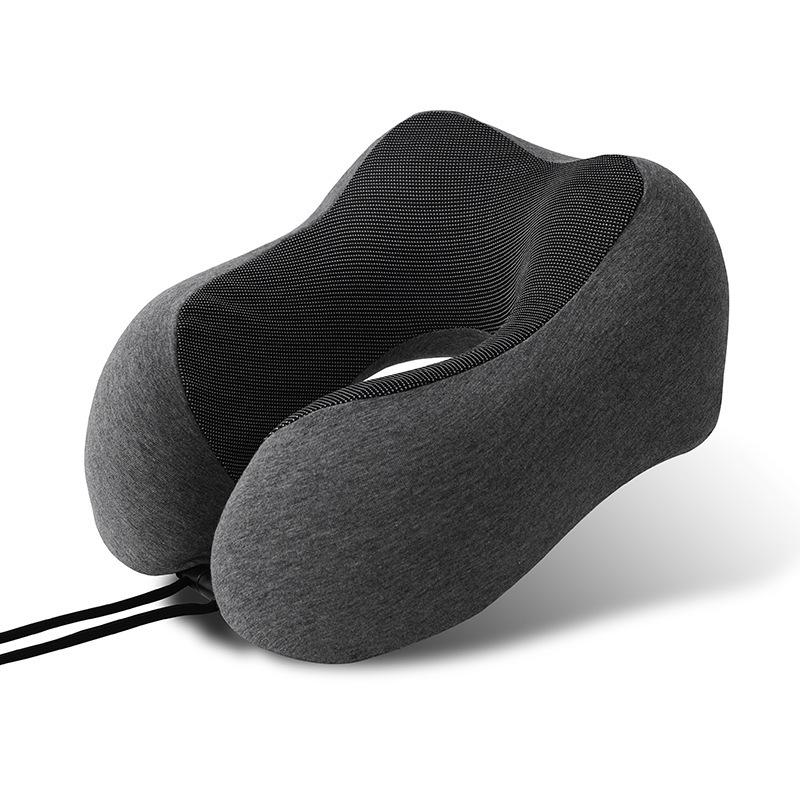 Pure cotton skin-friendly and breathable travel neck pillow, neck pillow U-shaped pillow