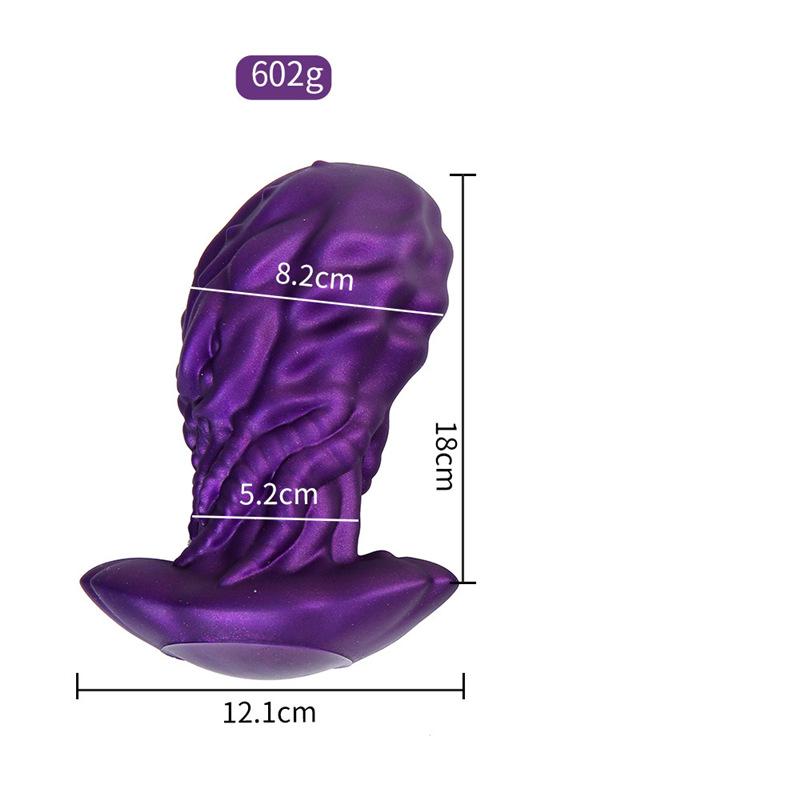 New Purple Octopus Anal Plug For Men And Women Silicone SM Anal Expansion Device Sex Toy