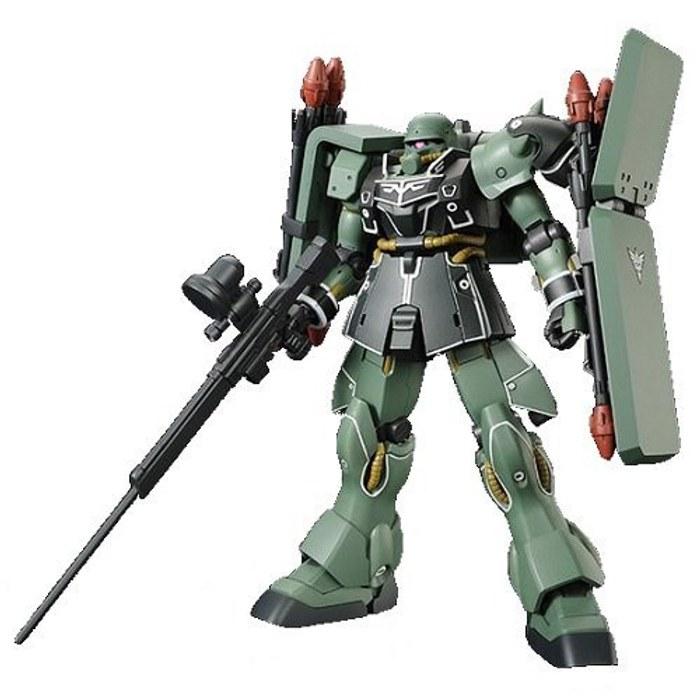 HGUC 1/144 AMS-129 Geara Zulu (Cuelon Machine) Model Kit Green / Black