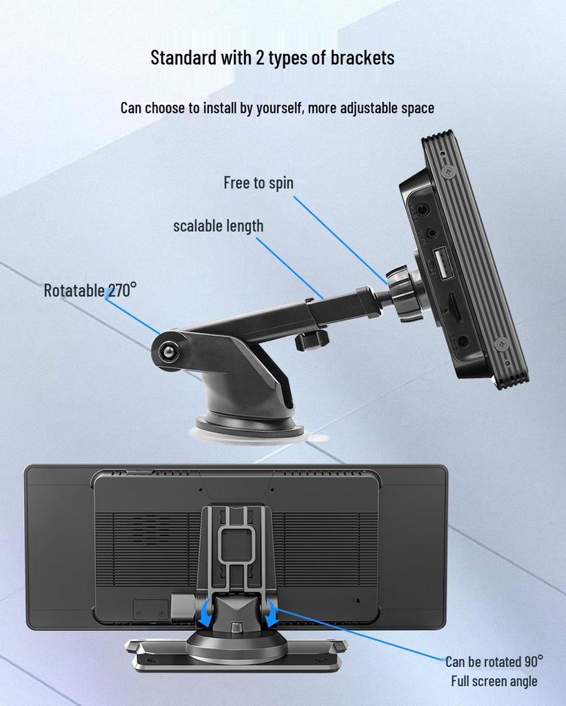 10.26-Inch Portable Car MP5 Player with Multifunctional Carplay and Navigation