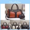 Современная кросс-боди сумка-тоут в стиле колор-блок с мягкой структурой, идеально подходит для повседневных образов, в нескольких цветах