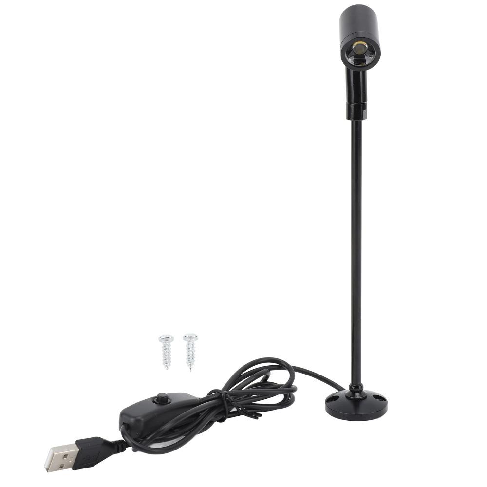 Adjustable LED Spotlight 5V Mini Spotlight Lamp Bright Standing Cabinet Spotlight Jewelry Stores