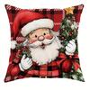 Рождественское украшение наволочка Санта-Клаус Снеговик красная наволочка диванная подушка комплект для комнаты украшение для дома подарок для друзей