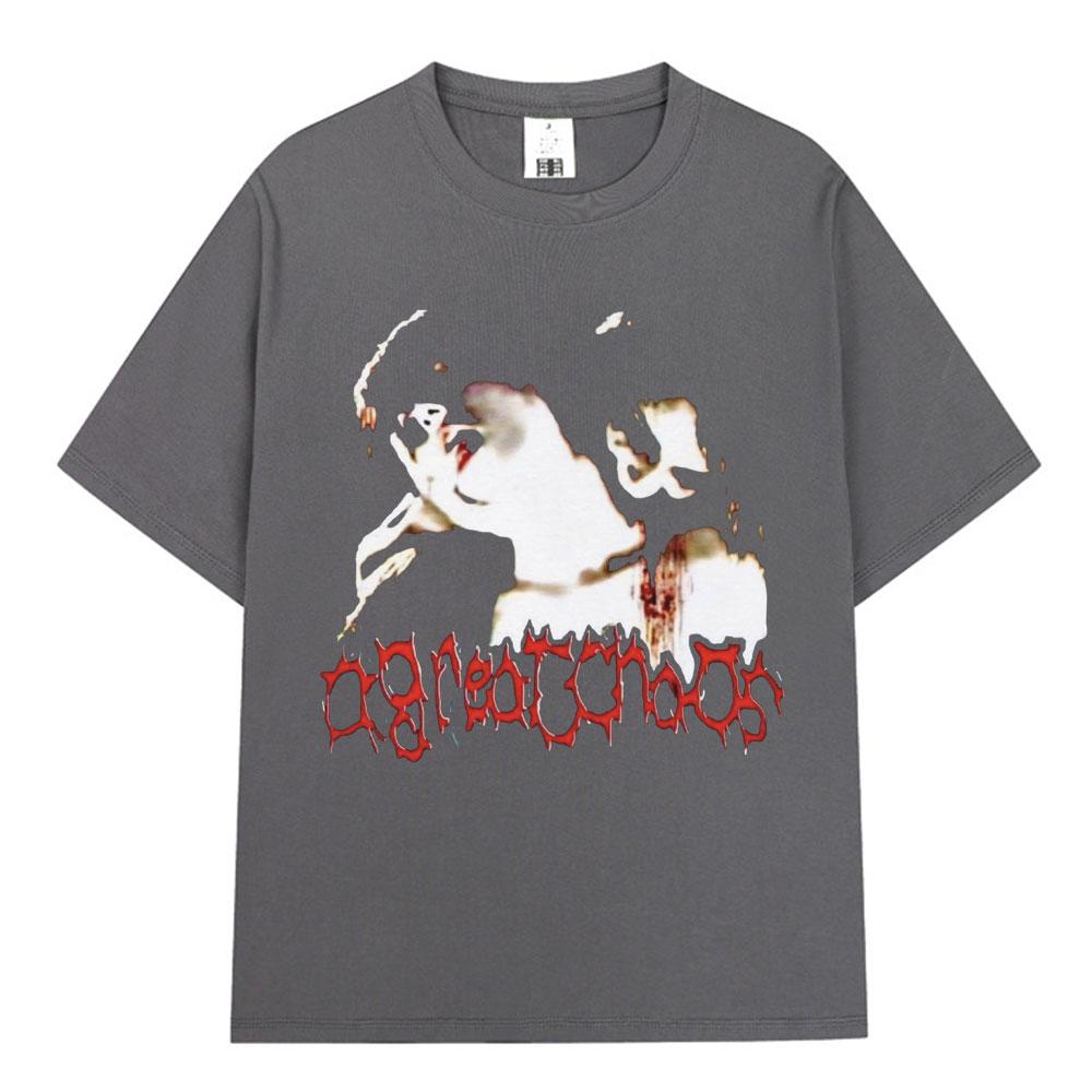 Ken Carson A Great Chaos T Shirt Unisex Women Fashion Vintage Oversized T Shirts 100 Cotton Loose Short Sleeve Tshirts Streetwear