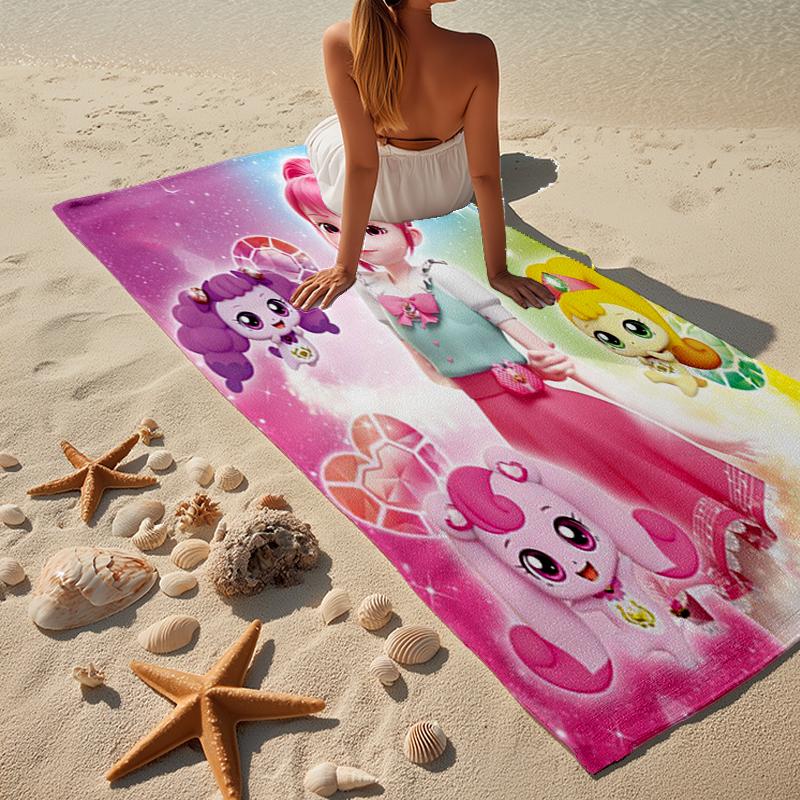 Heartsping Doll And Friends Fantasy Beach Towel, Super Soft Microfiber, Gift for Her/Him, Birthday, for Pool, Beach, Travel, Home Decor Fan gifts