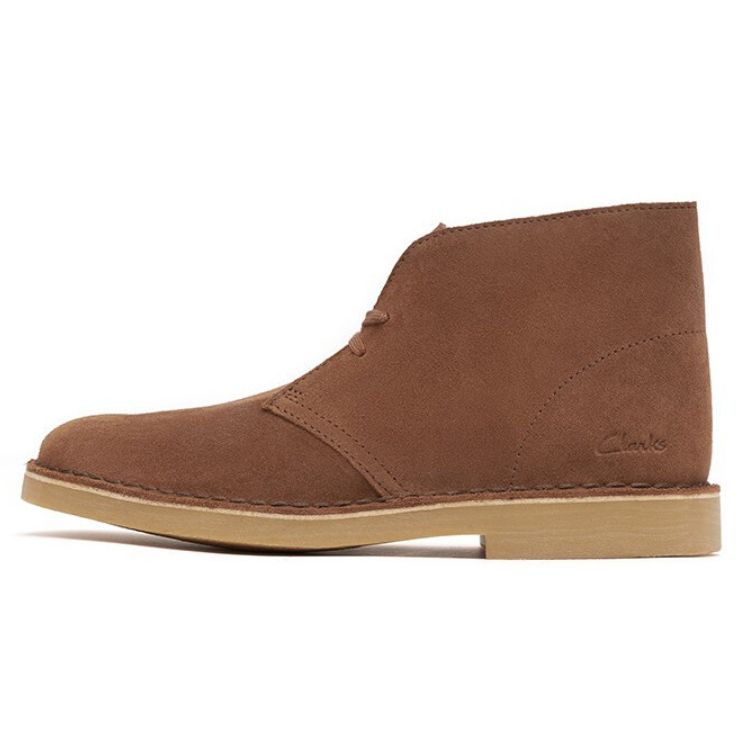 Clarks Кожаные Минималистичные Винтажные Ботильоны Женские Ботинки Темно-Коричневые 261639804