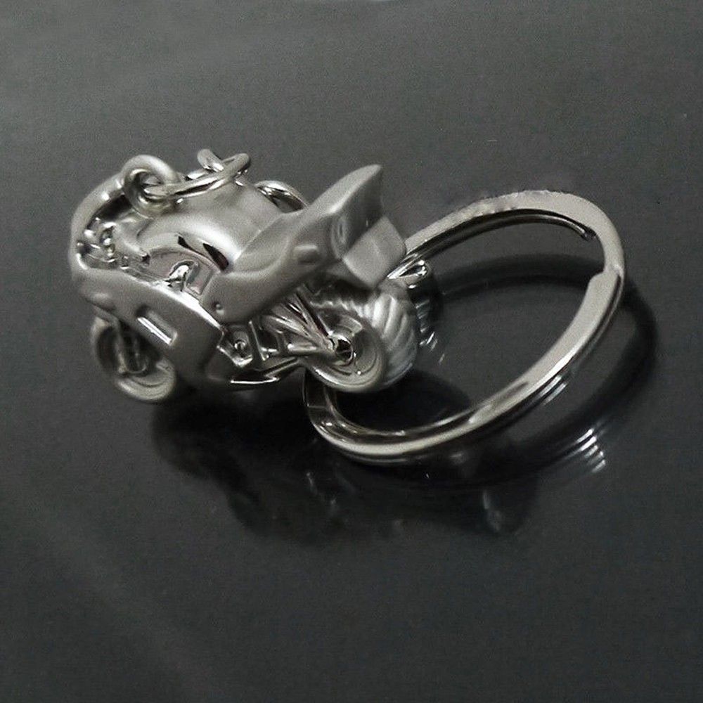 Gifts Mini Motorcycle Motor Shape Key Rings Key Chain Cool Car Key Ring 3D Motorcycle Design