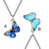 Clavicle Necklace Couple Gradient Animal Shape Pendant Charm Neck Chain Jewelry Gift