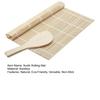 Бамбуковый коврик для суши с ложкой для риса, натуральный коврик для суши, безопасные для пищевых продуктов принадлежности для приготовления суши, формовки и формовки суши-роллов