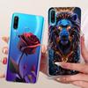 Transparent For Huawei P30 Lite Case Cover Cute Cat Fashion Butterfly Funny Painted Casing MAR-L01A MAR-L21A MAR-LX1A