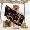 Mbappe Personalized Text Beach Towel Super Soft Microfiber Quickdry Fabric