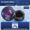 Magnetic Back Clip Icing Radiator Universal Gaming Mobile Cooling Fan Mobile Phone Radiato For Gaming Live Streaming Tablet iPad