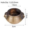 Mini Incense Holder Copper Censer Diverse Pattern Traditional Shapes Joss-stick Inserted Ash Catcher Home Decor Buddhism Gadgets