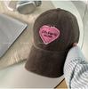 Baseball Brown Chic Cap With Simple Design And Sunshade Function For Women