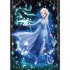 Tenyo 266 Piece Jigsaw Puzzle Frozen Sparkling Magic Secret (Elsa) Tight Piece [Stained Art] (18.2x25.7cm)