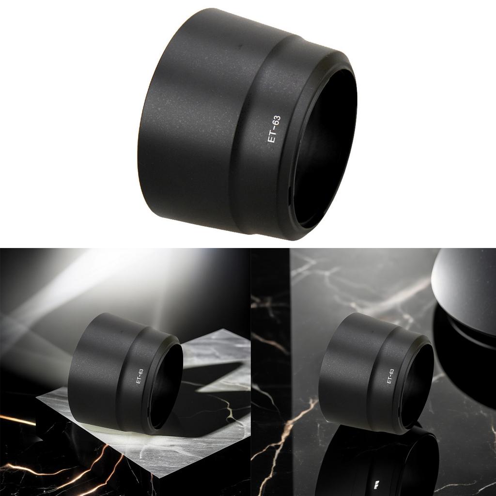 Реверсивная бленда объектива ET63 для EF-S 55-250mm f/4-5.6 IS STM для получения четких и ясных изображений. Защитный экран для объектива.