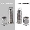 Коннекторы для кег Corny, быстросъемные коннекторы Ball Lock 1/4" MFL с бобышкой, газ/жидкость, для домашнего пивоварения