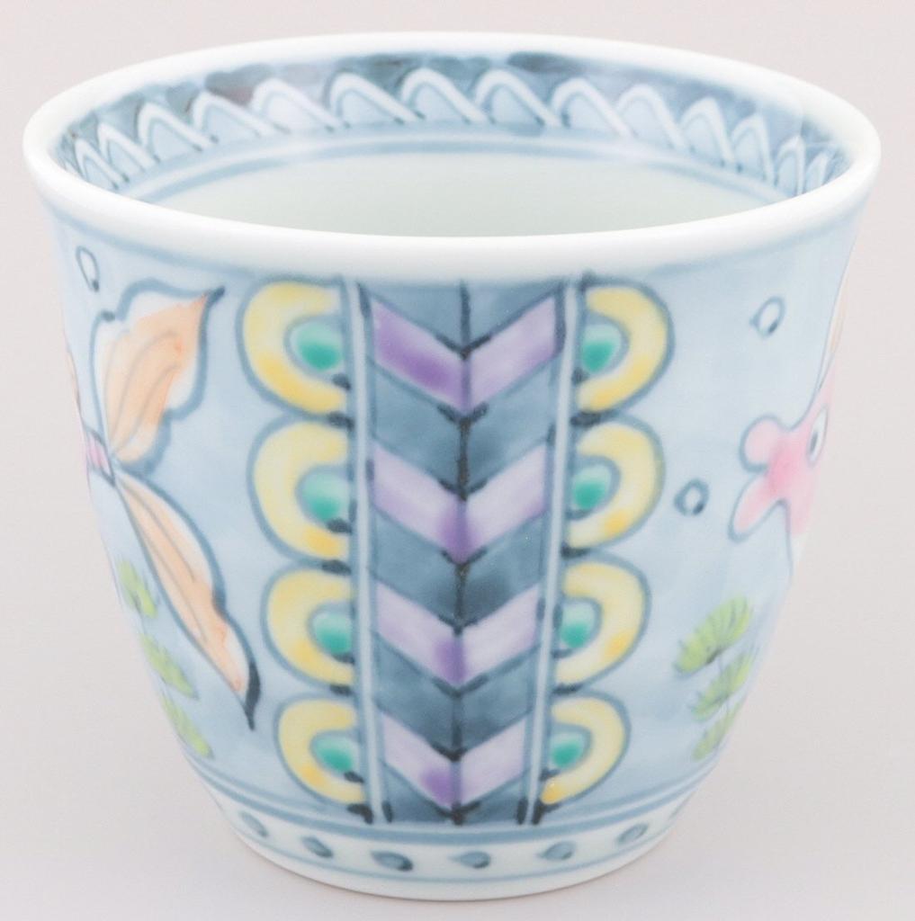 Hasami Ware Rinkurou Kiln Yumeji Кружка Золотая рыбка 009408C230