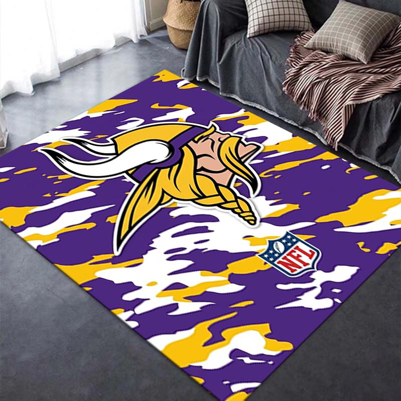 Minnesota Vikings Carpet Rug For Living Room Bedroom Home Sofa Decorationkids Play Nonslip Floor Mat