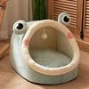 Cartoon Style Pets Sleeping Cave Foldable Pet Sleeping Bed Warm Cat Sleep Bed  Kitten