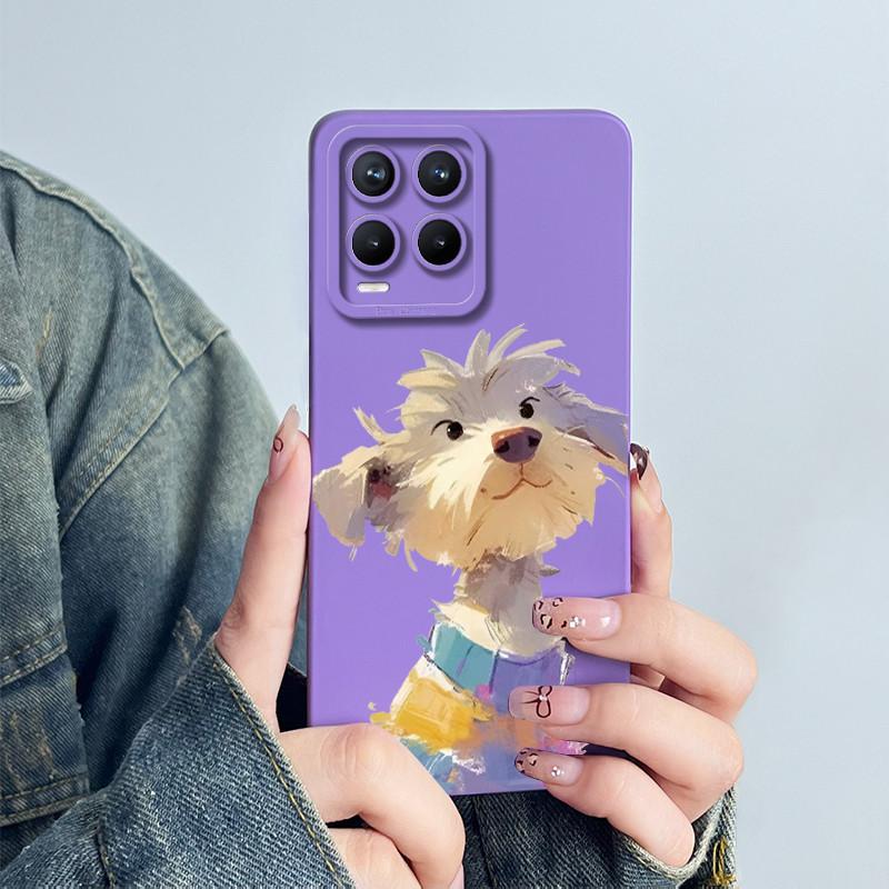 For OPPO Realme 8 4G RMX3085 Phone Case Realme8 Pro 4G RMX3081 Soft Capa Coque Sweet Painted Cartoon Shell Printed Funda Cover