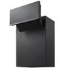 Through The Wall Drop Box 12.5x6.3x16.9" Mailbox with Code Lock Black