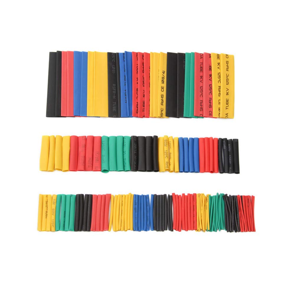 Insulated Heat Tube Insulated Heat Shrink Tubing Set 164 Piece Kit for Efficient Sealing and Insulation Insulated
