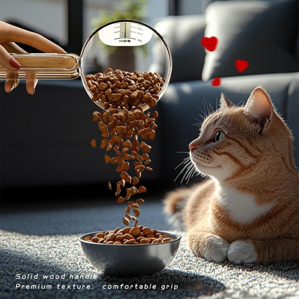 Пластиковые мерные ложки для сухого корма с зажимом для герметизации, новые мерные чашки для домашних животных, для собак и кошек