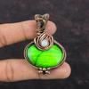Зеленый огненный лабрадоритовый кулон, медная проволока, обернутая кулоном, радужным лунным камнем, медные украшения, кулон из драгоценного камня ручной работы, подарок для женщин