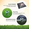 Solar Ultrasonic Rat Repellent Built-in Buzzer Outdoor Ultrasonic Garden Lawn LED Electronic Breeding Snake Repellent