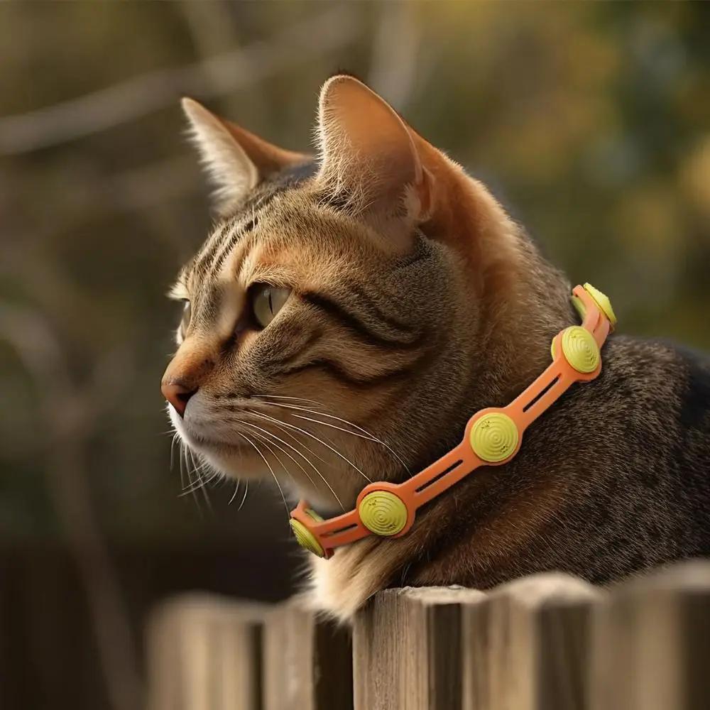 Противопаразитарный ошейник для кошек и собак, многоразовый водонепроницаемый ошейник против блох и клещей, регулируемый выдвижной, для профилактики насекомых, товары для домашних животных