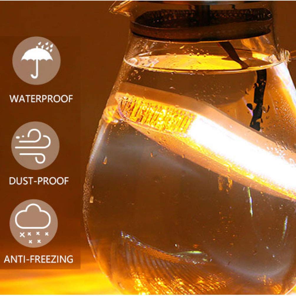 morytrade LED Side Marker Marker Lamp Square Downlight Light Tiger (Yellow, Set of 4)