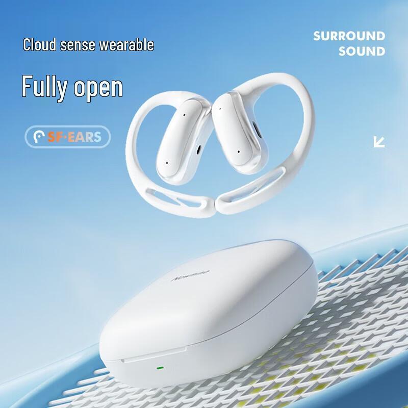 Беспроводные Bluetooth спортивные наушники Newmine LY55 с открытым ухом, на зажиме
