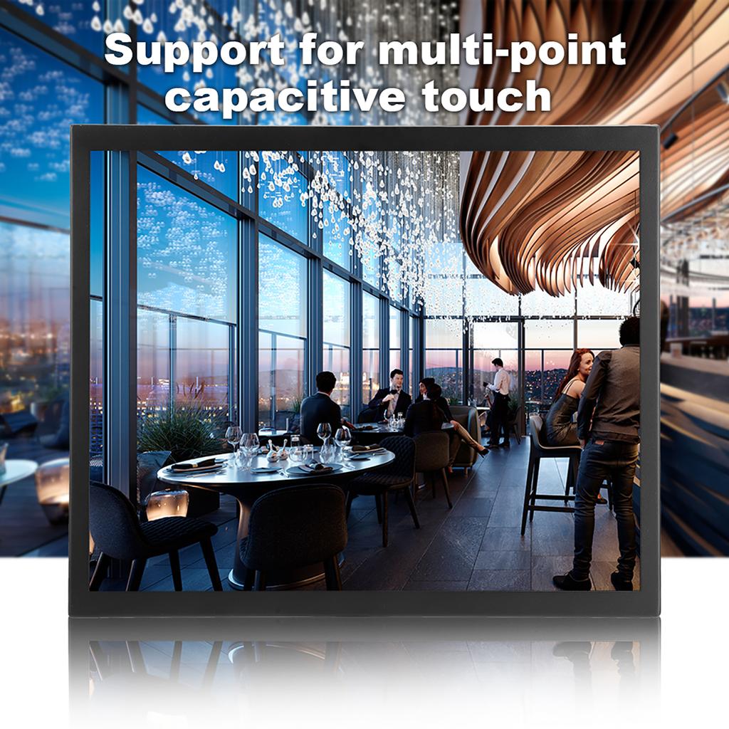 17-дюймовый многоточечный емкостный сенсорный экран 1280x1024 4:3 Встроенный промышленный монитор