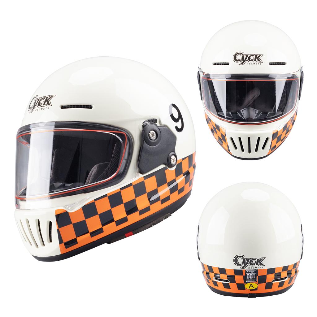 Cycking Scriptures Vintage Motorcycle Helmet Full Face Cruise Harley Personalized Men Women