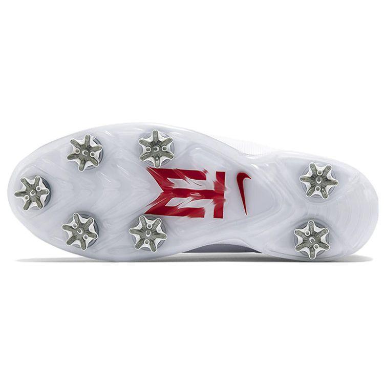 Nike Air Zoom Tiger Woods 20 Широкие белые мужские кроссовки Gym-Red Photon-Dust Black CI4509-100