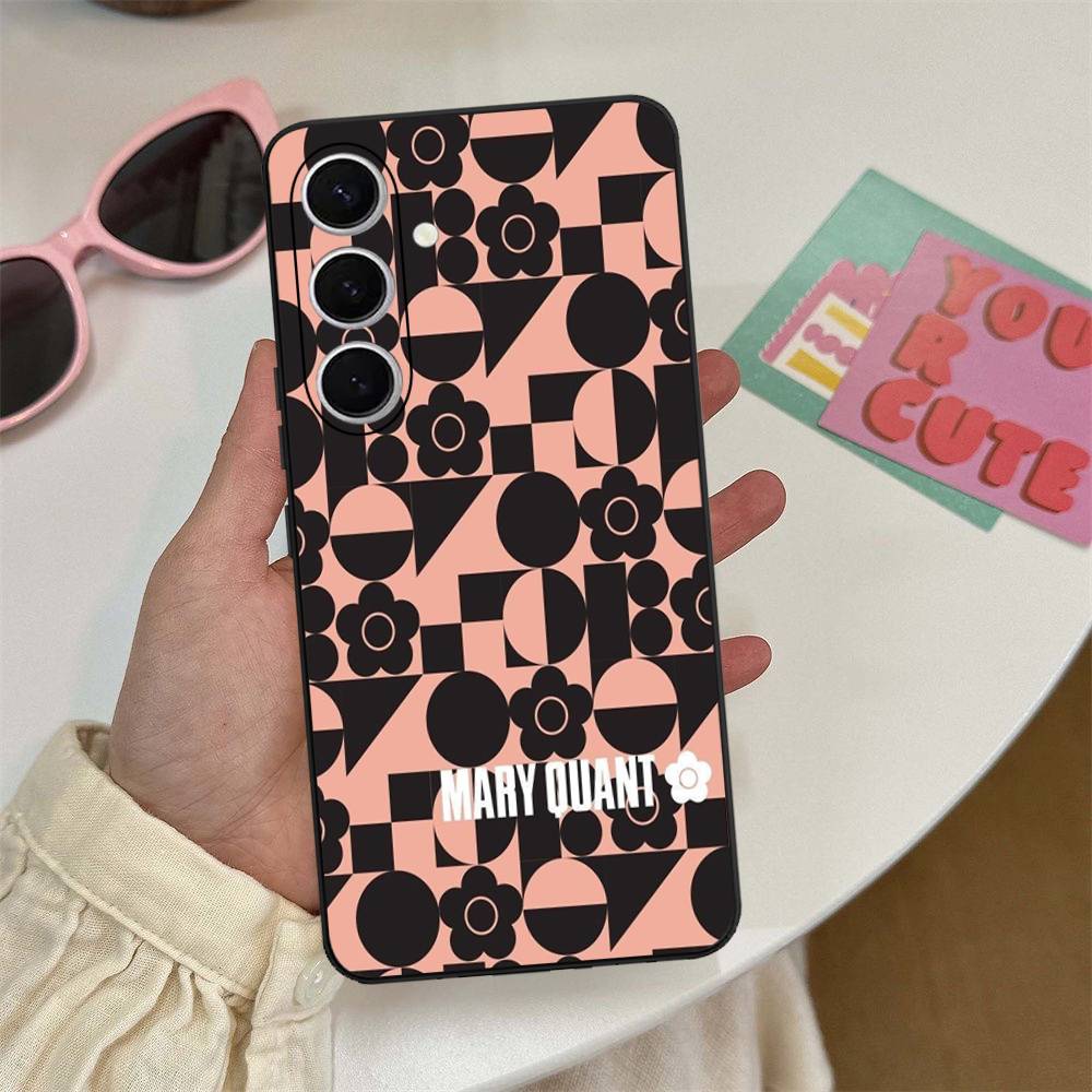 Модный Чехол для Телефона M-Mary Q-Quant Для Samsung S 24 Fe 25 Ultra Plus 20 Lite 21 30 22 23 24 22 Ultra 5G Fundas